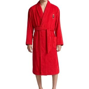 Red polo Bathrobe new with tags
